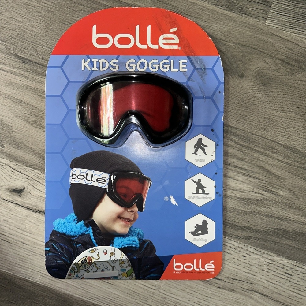 Bolle Kids Ski Snowboard Sledding Goggles Tinted‎ Lens New